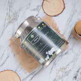 Premium Gir Cow Cultured Ghee By Girgavdi | Good Source Of Protein Fiber Healthy Pure Daanedaar Desi Ghee Perfect For Cooking | (5 Litr) 169.0 Ounce | Steel Jar